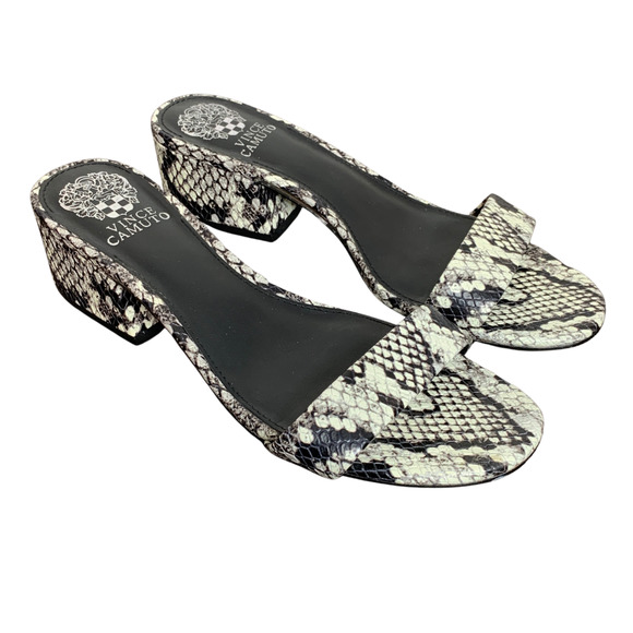 Vince Camuto Shoes - Vince Camuto Caveera Snakeskin Print Sandal 8 M